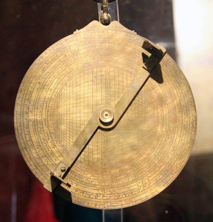 Bronze disk with engravings for performing astronomical calculations. CC-BY-SA Codex